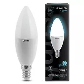 Светодиодная лампа Gauss Candle E14 6.5W 4100K 103101207