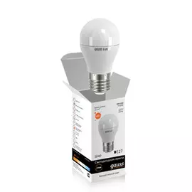 Светодиодная лампа Gauss Elementary Globe 6W E27 2700K 53216