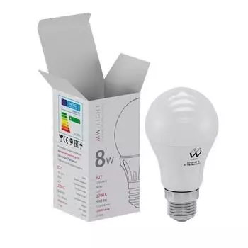 Светодиодная лампа MW-Light LBMW27A08 E27 8W 2700К