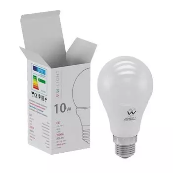 Светодиодная лампа MW-Light LBMW27A09 E27 10W 2700К
