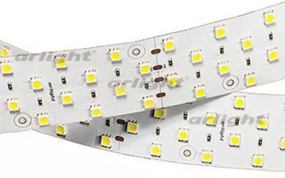 Светодиодная лента RT 2-2500 24V Cool 4x2 (5060, 400 LED, LUX) Arlight 018166 SMD 5060 2,5м.