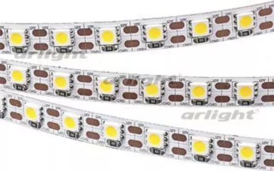 Светодиодная лента RT 2-5000 12V Cx1 Red 2X (5060, 360 LED, W) Arlight 011709 SMD 5060 5м.