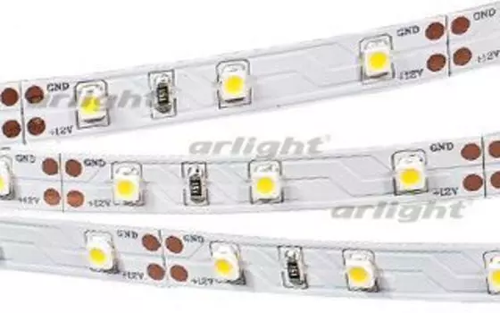 Светодиодная лента RT 2-5000 12V Warm2400 (3528, 300 LED, LUX) Arlight 018088 SMD 3528 5м.