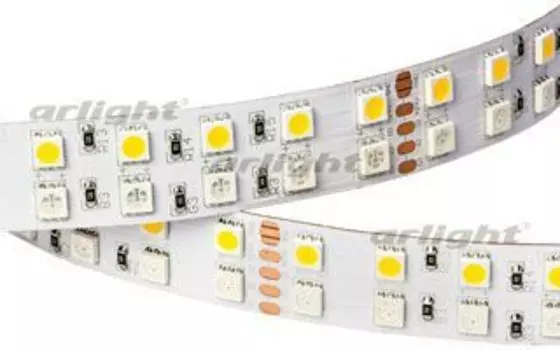 Светодиодная лента RT 2-5000 24V RGB-Warm 2x2 (5060, 720 LED, LUX) Arlight 012327 SMD 5060 5м.