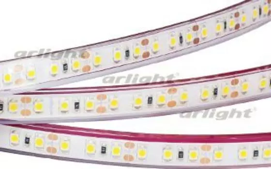 Светодиодная лента RTW 2-5000PGS 12V White 2x (3528, 600 LED, LUX) Arlight 015011 SMD 3528 5м.