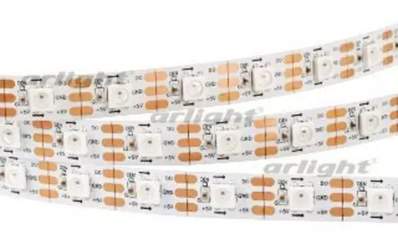 Светодиодная лента SPI 2-5000-AM 5V RGB (5060, 300 LED x1, 2812) Arlight 022184 SMD 5060 5м.