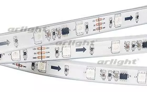Светодиодная лента SPI-5000P-AM 12V RGB (5060, 150 LED x3, 1804) Arlight 021228 SMD 5060 5м.