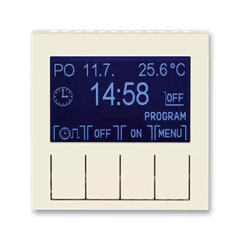 Таймер ABB Levit программируемый слоновая кость / белый 3292H-A20301 17 2CHH912031A4017
