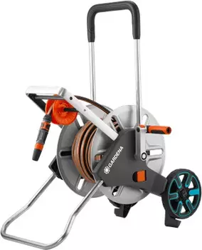 Тележка для шланга Gardena AquaRoll M Easy шланг в компл. 25м (18547-20.000.00)