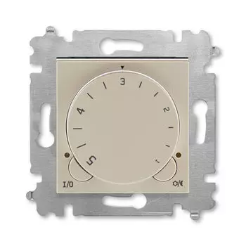 Терморегулятор ABB Levit с поворотной ручкой 16А кофе макиато / белый 3292H-A00003 18W 2CHH920003A6018