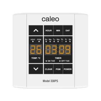 Терморегулятор CALEO 330PS встраиваемый сенсорный, программируемый, 3 кВт КА000000741