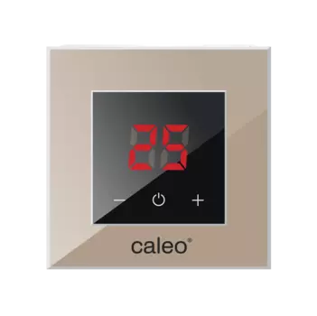 Терморегулятор CALEO NOVA встраиваемый цифровой, 3,5 кВт, кофейный УП-00000356