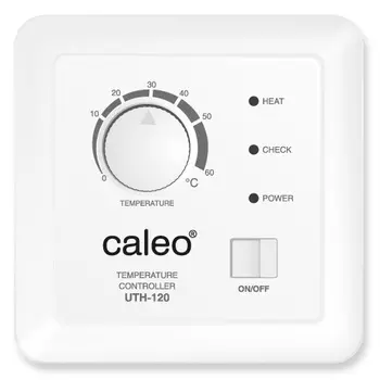 Терморегулятор CALEO UTH-120 встраиваемый аналоговый, 3,5 кВт КА000000995