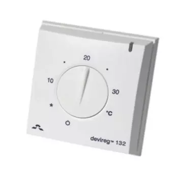 Терморегулятор DEVIreg™ D-132 накладной, с датчиком пола и воздуха, 16А DEVI 140F1011