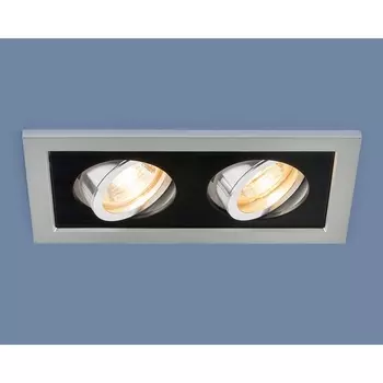 Точечный светильник 1031 1031/2 MR16 SL/BK серебро/черный Elektrostandard a036411