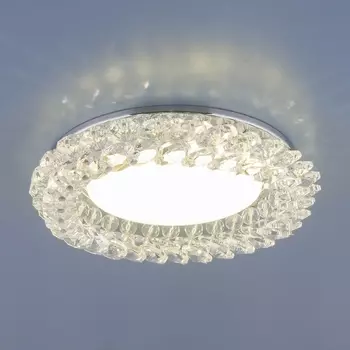 Точечный светильник 1063 1063 GX53 CH/CL хром/прозрачный Elektrostandard a034167