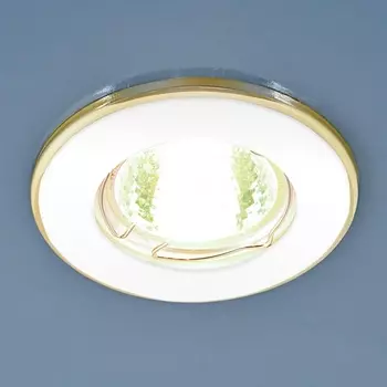 Точечный светильник 7002 7002 MR16 WH/GD белый/золото Elektrostandard a035074