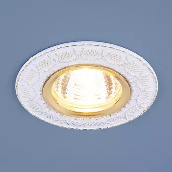 Точечный светильник 70101 7010 MR16 WH/GD белый/золото Elektrostandard a036771