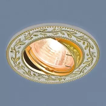 Точечный светильник 713 713 MR16 WH/GD белый/золото Elektrostandard a031523