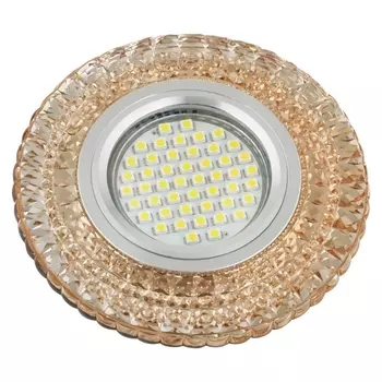 Точечный светильник DLS-F131 GU5.3 CHROME/GOLD Fametto