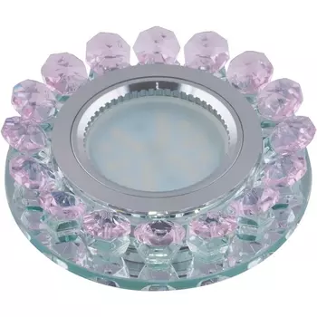 Точечный светильник Luciole DLS-L102 GU5.3 CHROME/PINK Fametto