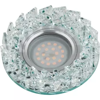 Точечный светильник Peonia DLS-P108 GU5.3 CHROME/CLEAR Fametto