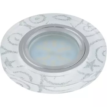 Точечный светильник Peonia DLS-P202 GU5.3 CHROME/WHITE Fametto