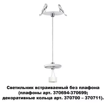 Точечный светильник Unite 370692 Novotech