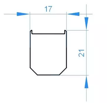 Торцевая заглушка P-EV-03-10 набор из 2 шт. Deko-Light 978280