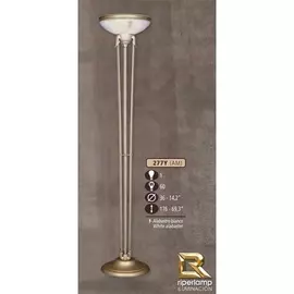 Торшер 277Y 277Y/1 AM WHITE ALABASTER Riperlamp