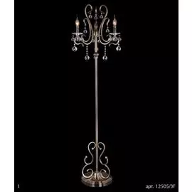 Торшер Eurosvet 12505/3F античная бронза Strotskis