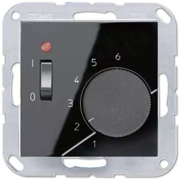 TRA231SW А 500 Черный Термостат комнатный, 10(4)А Jung A серия