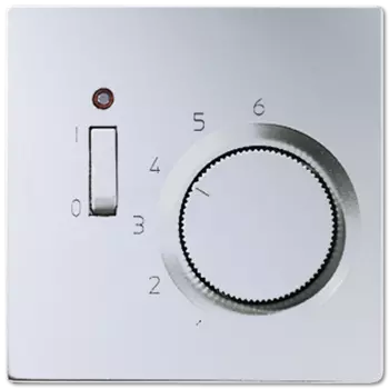 TRAL231 LS 990 Алюминий Термостат комнатный, 10(4)А Jung LS серия