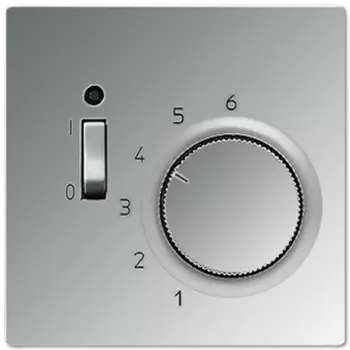 TRGCR231 LS 990 Блестящий хром Термостат комнатный, 10(4)А Jung LS серия