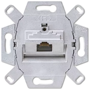 UAE8UPOK6 Розетка компьютерная 1-ая наклонная кат 6 Jung