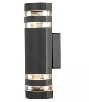 Уличный настенный светильник Arte Lamp Metro A8162AL-2BK