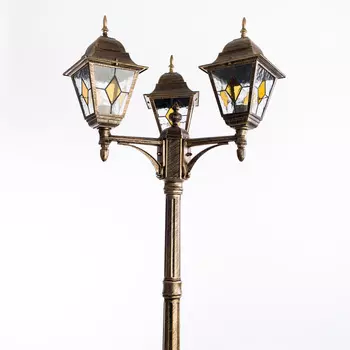 Уличный столб Arte Lamp Berlin A1017PA-3BN