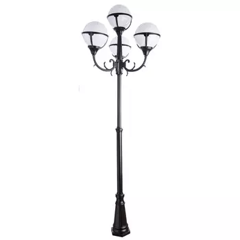 Уличный столб Arte Lamp Monaco A1497PA-4BK