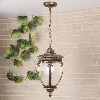 Уличный светильник подвесной Andromeda черное золото Andromeda H (GLYF-8024H) черное золото Elektrostandard a027997