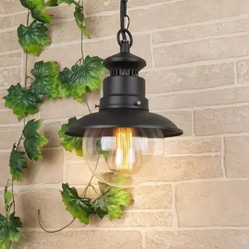 Уличный светильник подвесной Talli черный Talli H черный (GL 3002H) Elektrostandard a038483