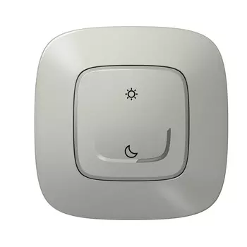 Умный беспроводной сценарный выключатель "День/Ночь". Цвет Алюминий Legrand Valena Allure with NETATMO 752789