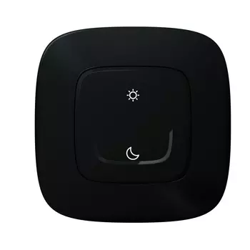 Умный беспроводной сценарный выключатель "День/Ночь". Цвет Антрацит Legrand Valena Allure with NETATMO 752889