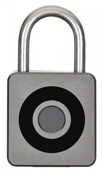 Умный замок Digma SmartLock C1 навесной разбл.отпеч.паль. 100mAh черный (SRC1)