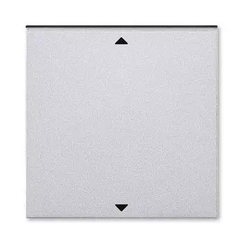 Управляющий элемент Busch-Jalousiecontrol®II ABB Levit с маркировкой серебро / дымчатый чёрный 3299H-A00110 70 2CHH700110A4070