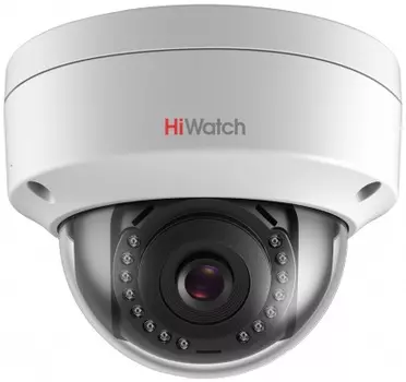 Видеокамера IP Hikvision HiWatch DS-I202 (С) 4-4мм цветная корп.:белый
