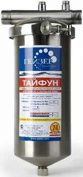 Водоочиститель Гейзер Тайфун 10ВВ серебристый