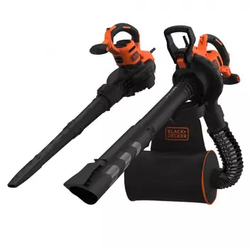 Воздуходувка Black &amp; Decker BEBLV300-QS 3000Вт пит.:от сети черный