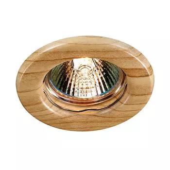 Встраиваемый неповоротный светильник Novotech Wood 369713