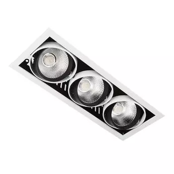 Встраиваемый светильник Ambrella light Cardano T813 BK/CH 3*12W 4200K