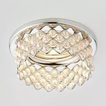Встраиваемый светильник Ambrella light Crystal D9070 CH/W
